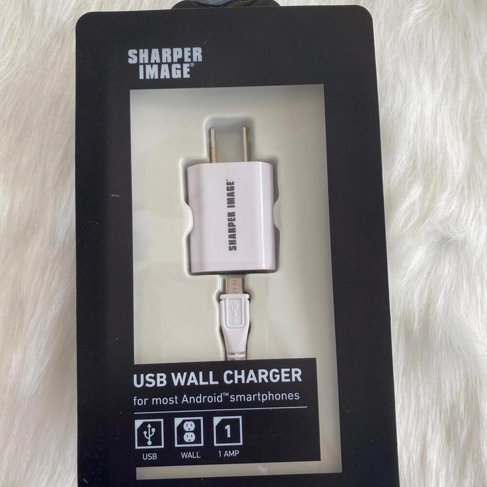 Sharper Image USB Wall Charger for Android Smartphones